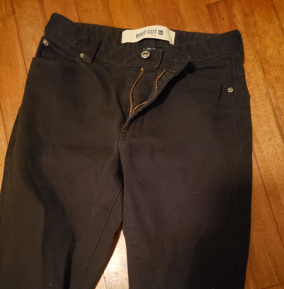 GAP Black Boot Cut Stretch Jeans